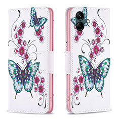 Funda de Cuero Cartera con Soporte Patron de Moda Carcasa B03F para Samsung Galaxy M04 Vistoso