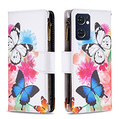 Funda de Cuero Cartera con Soporte Patron de Moda Carcasa B04F para OnePlus Nord CE 2 5G Vistoso