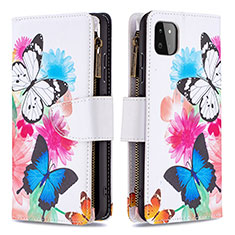 Funda de Cuero Cartera con Soporte Patron de Moda Carcasa B04F para Samsung Galaxy F42 5G Vistoso