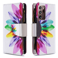 Funda de Cuero Cartera con Soporte Patron de Moda Carcasa B04F para Samsung Galaxy Note 20 Ultra 5G Multicolor