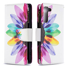 Funda de Cuero Cartera con Soporte Patron de Moda Carcasa B04F para Samsung Galaxy S24 5G Vistoso