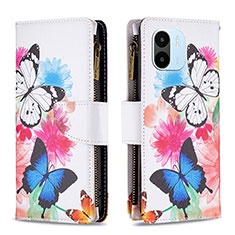 Funda de Cuero Cartera con Soporte Patron de Moda Carcasa B04F para Xiaomi Redmi A2 Plus Vistoso