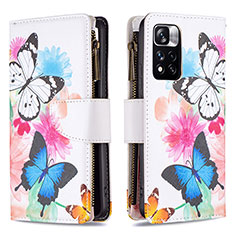 Funda de Cuero Cartera con Soporte Patron de Moda Carcasa B04F para Xiaomi Redmi Note 11 Pro+ Plus 5G Vistoso