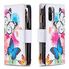 Funda de Cuero Cartera con Soporte Patron de Moda Carcasa B04F para Xiaomi Redmi Note 11 SE India 4G Vistoso