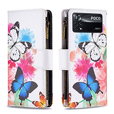 Funda de Cuero Cartera con Soporte Patron de Moda Carcasa B04F para Xiaomi Redmi Note 11E Pro 5G Vistoso