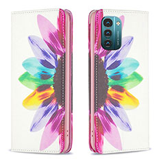 Funda de Cuero Cartera con Soporte Patron de Moda Carcasa B05F para Nokia G11 Multicolor