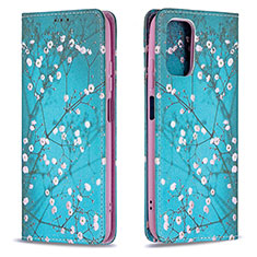 Funda de Cuero Cartera con Soporte Patron de Moda Carcasa B05F para Xiaomi Redmi Note 11 SE India 4G Cian