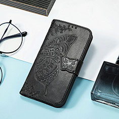 Funda de Cuero Cartera con Soporte Patron de Moda Carcasa H08 para Apple iPhone 13 Negro