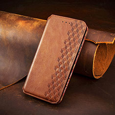 Funda de Cuero Cartera con Soporte Patron de Moda Carcasa H14 para Apple iPhone 13 Mini Marron