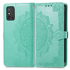 Funda de Cuero Cartera con Soporte Patron de Moda Carcasa para Huawei Honor X10 Max 5G Verde