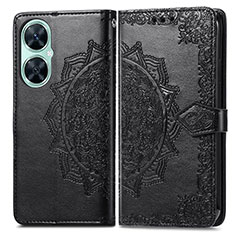 Funda de Cuero Cartera con Soporte Patron de Moda Carcasa para Huawei Nova 11i Negro