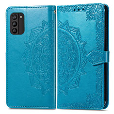 Funda de Cuero Cartera con Soporte Patron de Moda Carcasa para Nokia G100 Azul