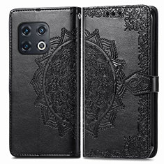 Funda de Cuero Cartera con Soporte Patron de Moda Carcasa para OnePlus 10 Pro 5G Negro