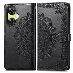 Funda de Cuero Cartera con Soporte Patron de Moda Carcasa para OnePlus Nord CE 3 5G Negro