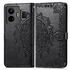 Funda de Cuero Cartera con Soporte Patron de Moda Carcasa para Realme GT Neo5 240W 5G Negro