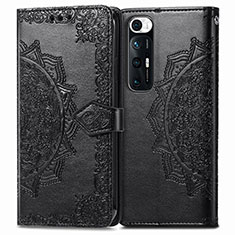 Funda de Cuero Cartera con Soporte Patron de Moda Carcasa para Xiaomi Mi 10S 5G Negro