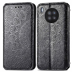 Funda de Cuero Cartera con Soporte Patron de Moda Carcasa S01D para Huawei Nova 8i Negro