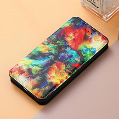 Funda de Cuero Cartera con Soporte Patron de Moda Carcasa S06D para Huawei Honor 9X Multicolor