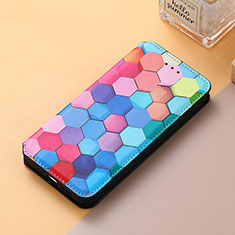 Funda de Cuero Cartera con Soporte Patron de Moda Carcasa S06D para Huawei Honor Magic3 Pro 5G Vistoso