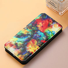 Funda de Cuero Cartera con Soporte Patron de Moda Carcasa S06D para Huawei Honor Magic5 5G Multicolor