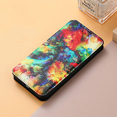 Funda de Cuero Cartera con Soporte Patron de Moda Carcasa S06D para Huawei Honor Magic5 Pro 5G Multicolor