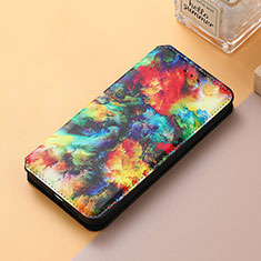 Funda de Cuero Cartera con Soporte Patron de Moda Carcasa S06D para Huawei Honor X30i Multicolor