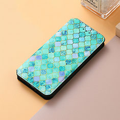 Funda de Cuero Cartera con Soporte Patron de Moda Carcasa S06D para Huawei Nova 10 Pro Verde