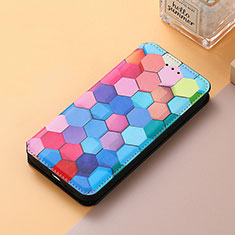 Funda de Cuero Cartera con Soporte Patron de Moda Carcasa S06D para Huawei Nova Y70 Plus Vistoso