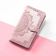 Funda de Cuero Cartera con Soporte Patron de Moda Carcasa S07D para Asus ROG Phone 7 Ultimate Oro Rosa