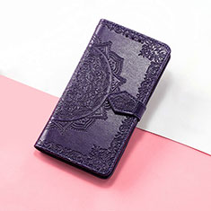 Funda de Cuero Cartera con Soporte Patron de Moda Carcasa S07D para Huawei Honor 50 SE 5G Morado