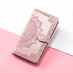 Funda de Cuero Cartera con Soporte Patron de Moda Carcasa S07D para Huawei Honor 50 SE 5G Oro Rosa