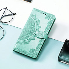 Funda de Cuero Cartera con Soporte Patron de Moda Carcasa S07D para Huawei Honor 80 Pro 5G Verde