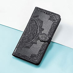 Funda de Cuero Cartera con Soporte Patron de Moda Carcasa S07D para Huawei Honor Magic3 5G Negro