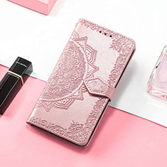 Funda de Cuero Cartera con Soporte Patron de Moda Carcasa S07D para Huawei Honor Magic4 Pro 5G Oro Rosa