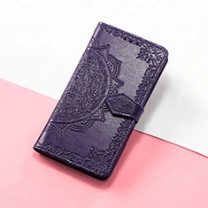 Funda de Cuero Cartera con Soporte Patron de Moda Carcasa S07D para Huawei Nova 10 SE Morado