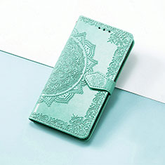 Funda de Cuero Cartera con Soporte Patron de Moda Carcasa S07D para Huawei Nova 10 SE Verde