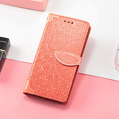 Funda de Cuero Cartera con Soporte Patron de Moda Carcasa S08D para Huawei Honor Magic3 5G Naranja