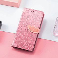 Funda de Cuero Cartera con Soporte Patron de Moda Carcasa S08D para Huawei Honor Magic3 Pro 5G Oro Rosa