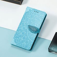 Funda de Cuero Cartera con Soporte Patron de Moda Carcasa S08D para Huawei Honor X30i Azul