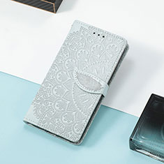 Funda de Cuero Cartera con Soporte Patron de Moda Carcasa S08D para Huawei Honor X30i Gris