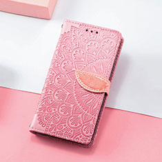 Funda de Cuero Cartera con Soporte Patron de Moda Carcasa S08D para Huawei Honor X30i Oro Rosa