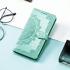 Funda de Cuero Cartera con Soporte Patron de Moda Carcasa S09D para Huawei Honor 60 5G Verde