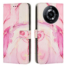 Funda de Cuero Cartera con Soporte Patron de Moda Carcasa Y01X para Realme Narzo 60 5G Rosa