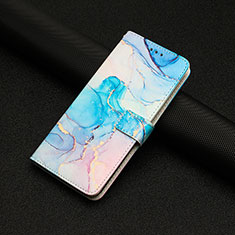 Funda de Cuero Cartera con Soporte Patron de Moda Carcasa Y01X para Xiaomi Redmi 9C Azul Cielo