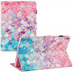 Funda de Cuero Cartera con Soporte Patron de Moda Carcasa Y02B para Apple iPad 10.2 (2019) Vistoso