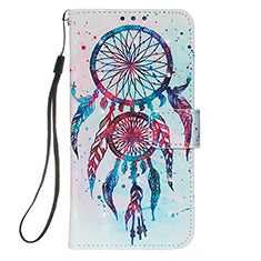 Funda de Cuero Cartera con Soporte Patron de Moda Carcasa Y03B para Samsung Galaxy A01 SM-A015 Multicolor