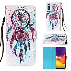 Funda de Cuero Cartera con Soporte Patron de Moda Carcasa Y03B para Samsung Galaxy A05s Multicolor