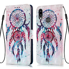 Funda de Cuero Cartera con Soporte Patron de Moda Carcasa Y03B para Samsung Galaxy A10s Multicolor