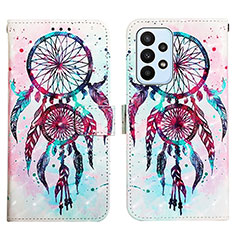 Funda de Cuero Cartera con Soporte Patron de Moda Carcasa Y03B para Samsung Galaxy A23 4G Multicolor