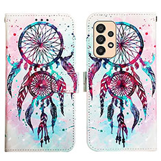 Funda de Cuero Cartera con Soporte Patron de Moda Carcasa Y03B para Samsung Galaxy A33 5G Multicolor